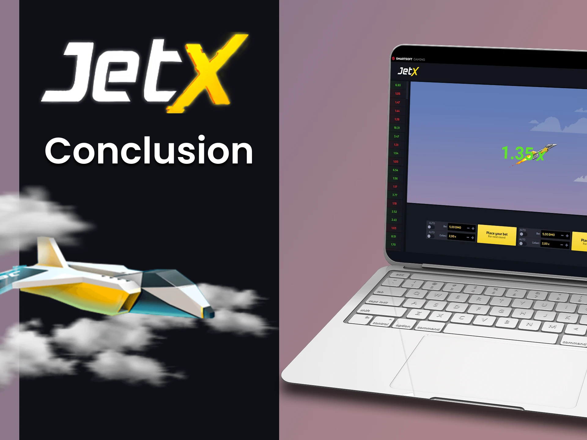 Starting to win at JetX is easy.